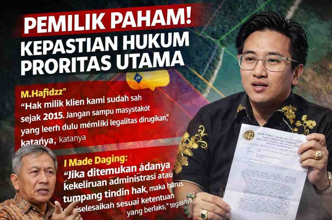 Sengketa Lahan Selaru, Dirjen ATR/BPN Perintahkan Pengusutan Tuntas Lahan Tumpang Tindih SHM Warga Dan PT STC