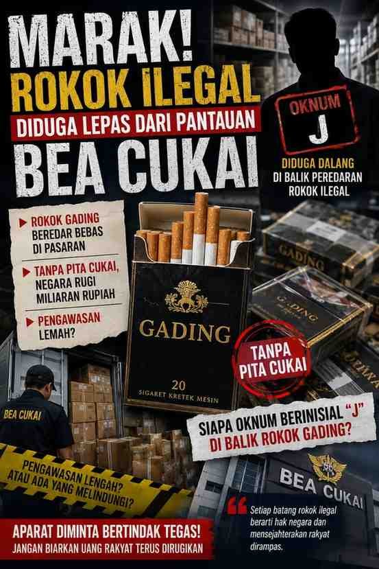 Maraknya Peredaran Rokok Ilegal Diduga Lolos dari Pengawasan, Masyarakat Minta Bea Cukai Bertindak